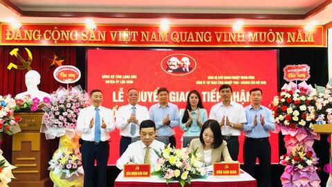 Quy trình chuyển giao, tiếp nhận tổ chức đảng