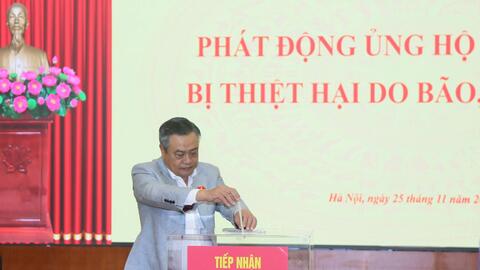 Cơ quan Ủy ban Kiểm tra Trung ương phát động ủng hộ đồng bào vùng bão lũ