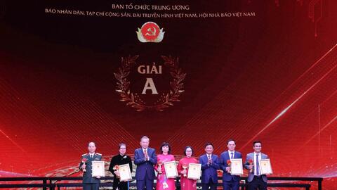 Lễ công bố và trao Giải Báo chí toàn quốc về xây dựng Đảng (Giải Búa liềm vàng) lần thứ IX - năm 2024