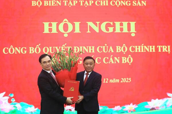 Bộ Chính trị điều động, phân công, bổ nhiệm đồng chí Dương Trung Ý giữ chức Tổng Biên tập Tạp chí Cộng sản