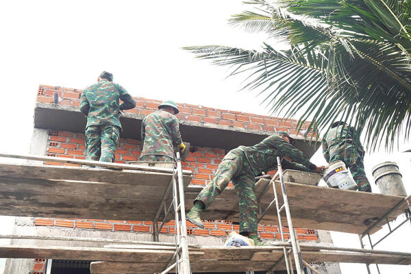 “Chiến dịch Quang Trung” - Thần tốc xây nhà cho nhân dân bị bão lũ